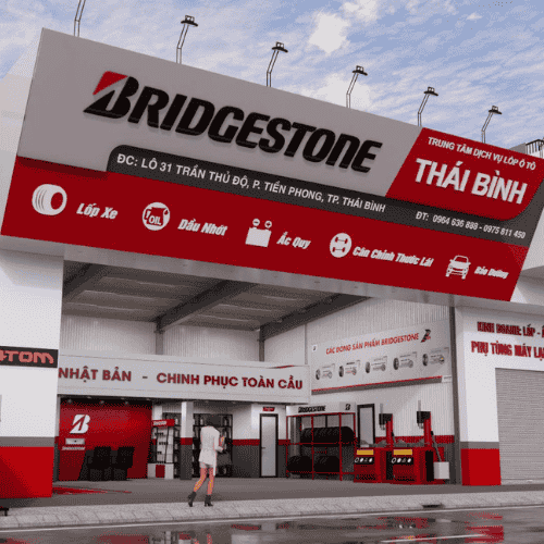 BRIDGESTONE THÁI BÌNH - KHAI TRƯƠNG B-SHOP ĐẦU TIÊN. ĐẠI LÝ LỐP Ô TÔ CHÍNH HÃNG BRIDGESTONE TẠI THÁI BÌNH